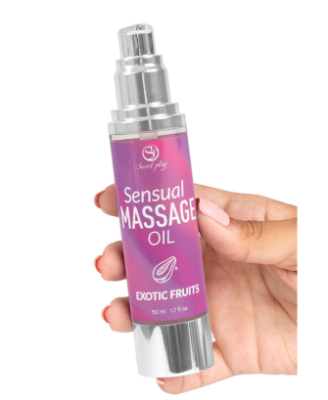 Huile de massage fruits exotiques 50 ml Secret Play